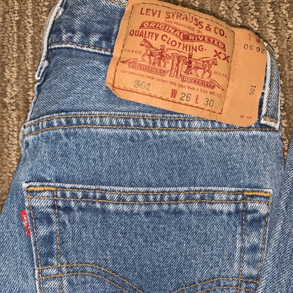𝒱𝒾𝓃𝓉𝒶𝑔𝑒 Levi’s 501 Jeans - Picture 5 of 12